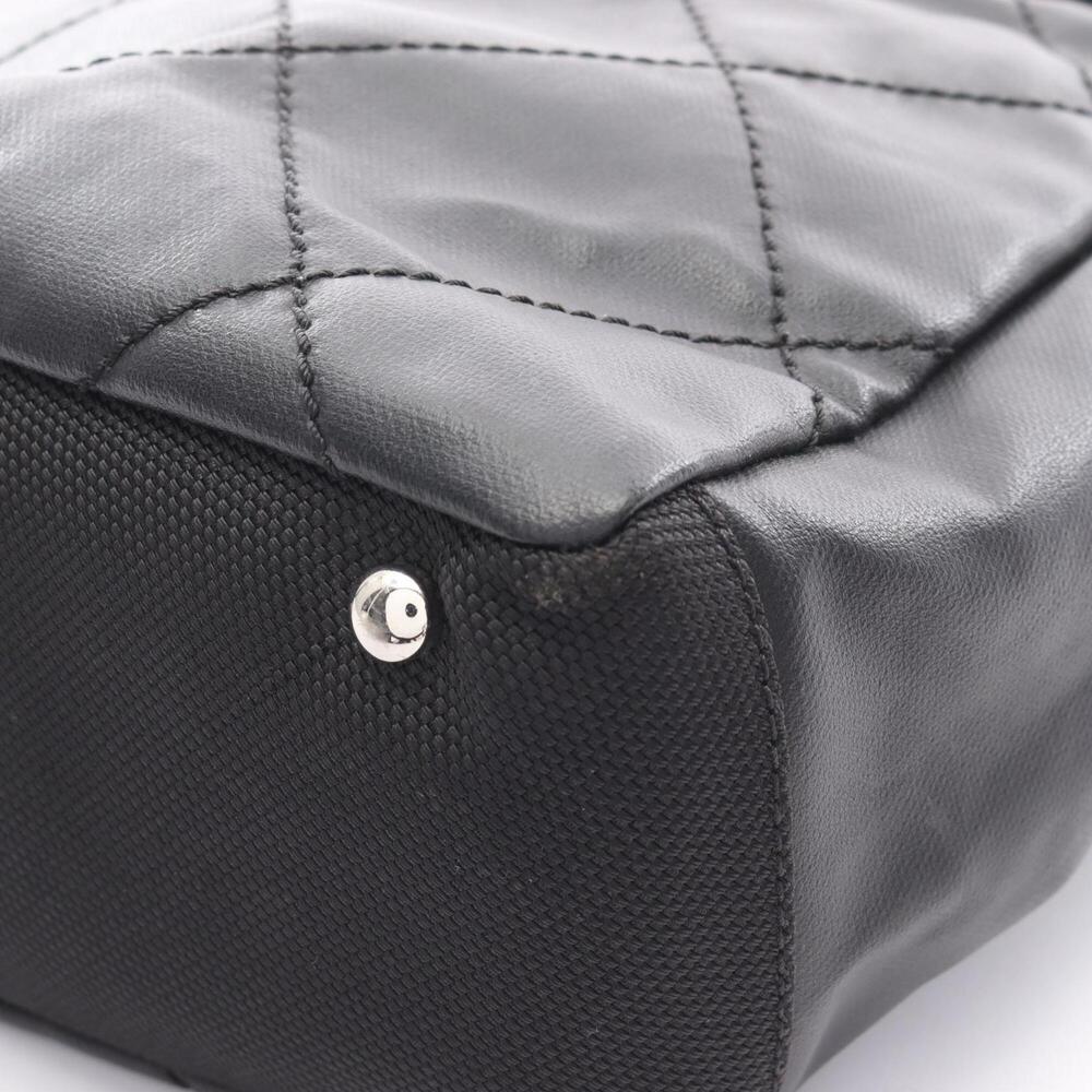 CHANEL Black Leather Tote Bag - Picture 9 of 10